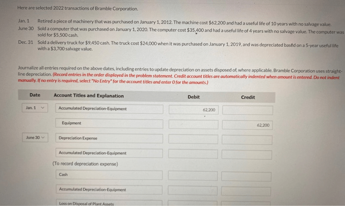 Transactions exercise